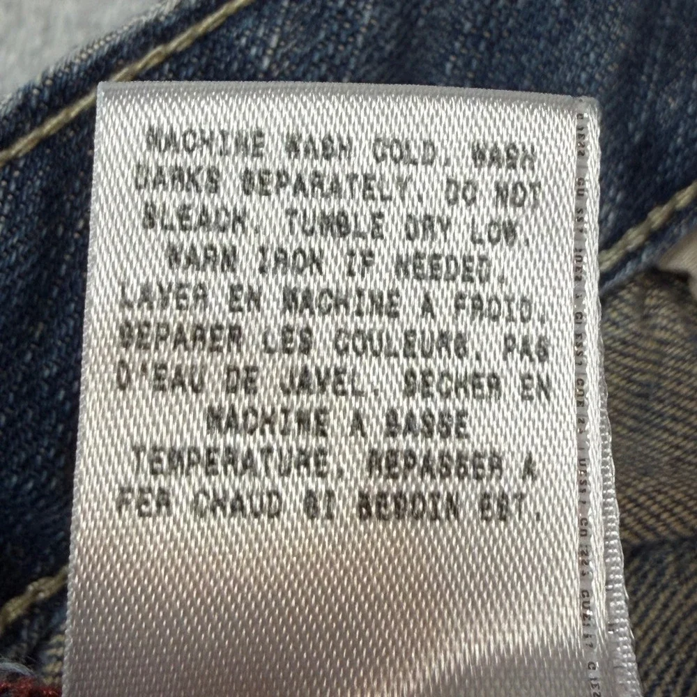Vintage Selvedge Guess Jeans‎ Denim Bermuda Shorts 34 Blue 100% Cotton Y2K 2000s